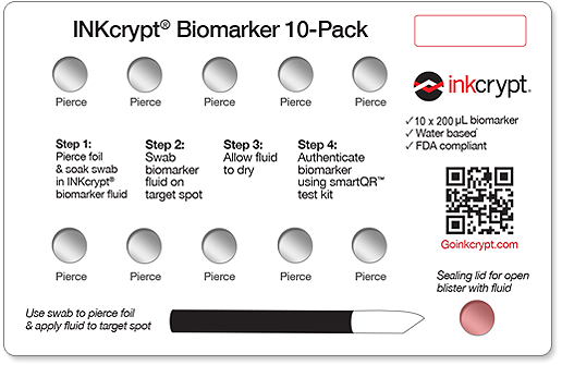 INKcrypt Biomarker Kit (10-pack)